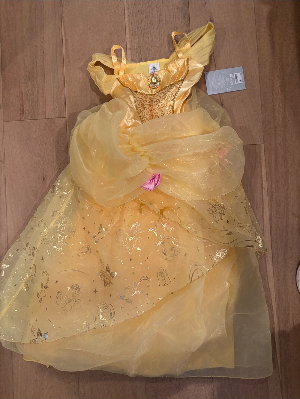 Yellow Princess Ball Gown Kids Costume